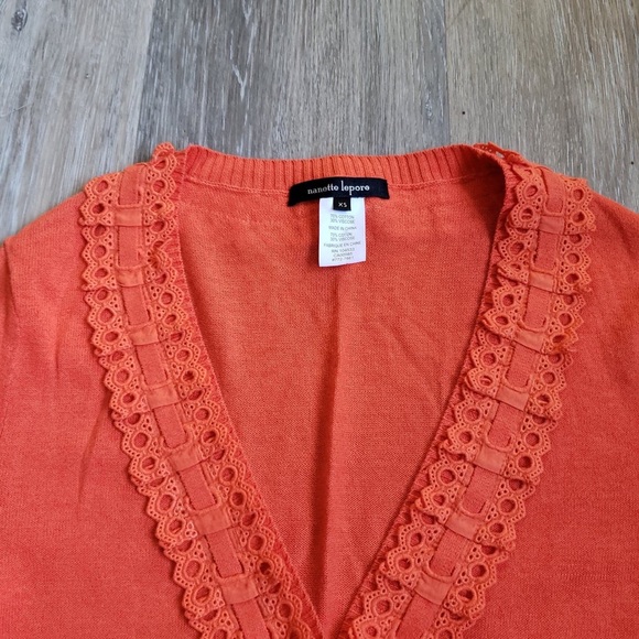 Orange cardigan - Picture 9 of 11